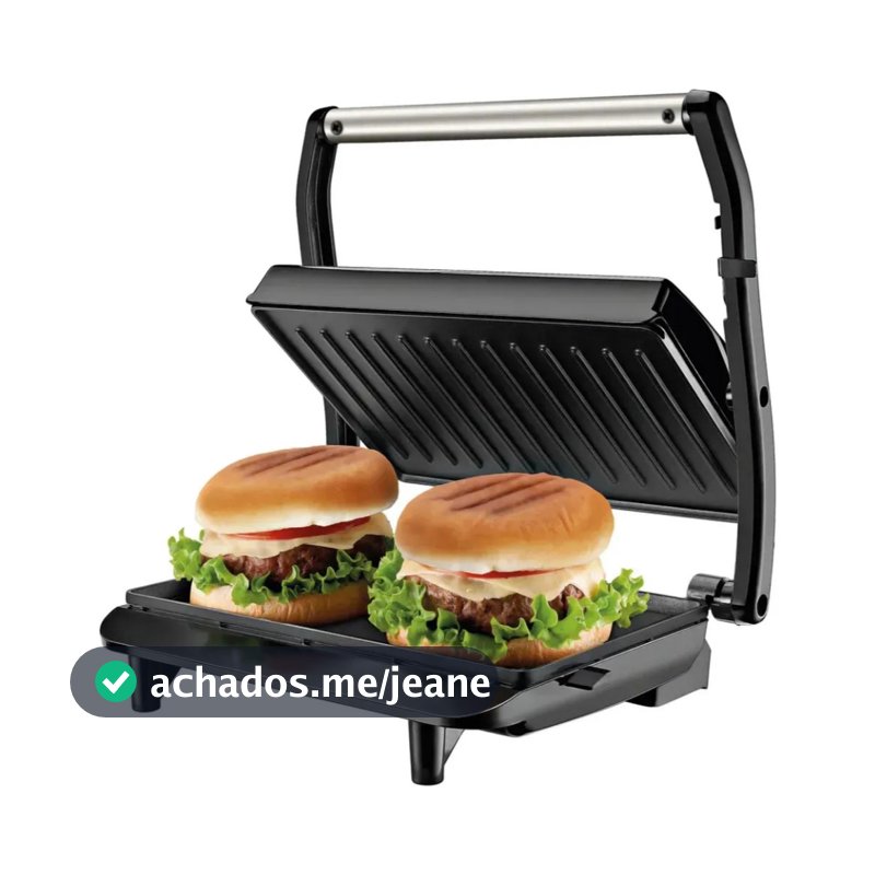 Sanduicheira e Grill Mondial Master Press PG-01-CL 1000W