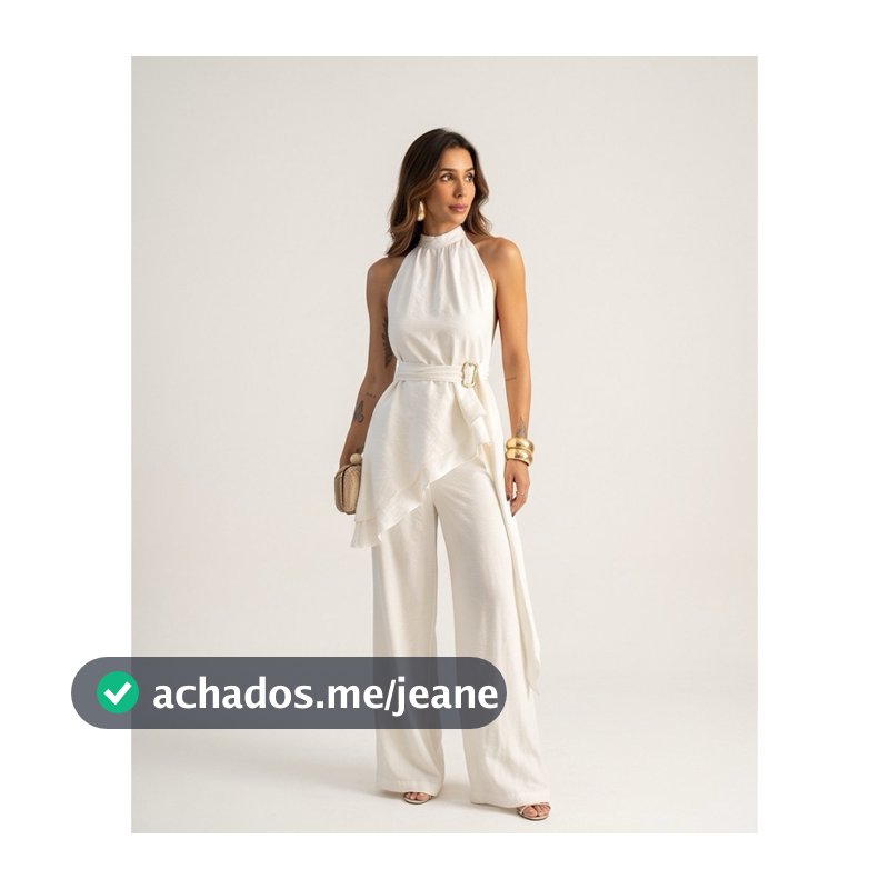 Conjunto Feminino Gola Chocker com CINTO