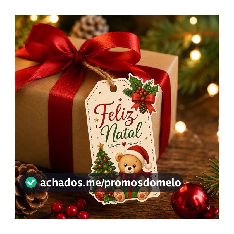 30 a 100 Tag Feliz Natal 4x7 cm para Presentes e Lembrancinhas de Natal