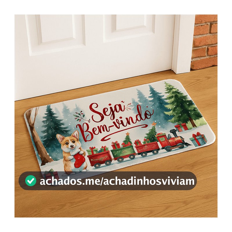 Tapete de Natal para Entrada de Casa – Preço Baixo e Estilo Garantido