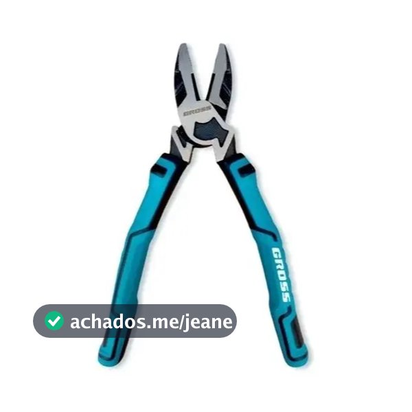 ALICATE UNIVERSAL COMB. REFORCADO FOSFATIZADO 8"-210MM GROSS CABO EMBORRACHADO