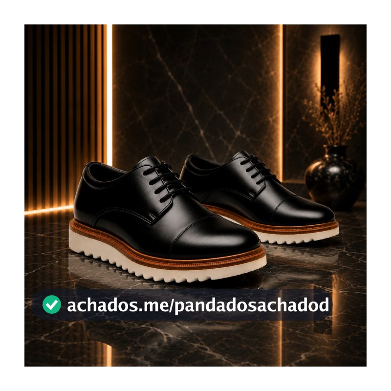 Oxford Masculino GuGi Sapato Social Casual Confortável Sola Tratorada Antiderrapante 5401-GG