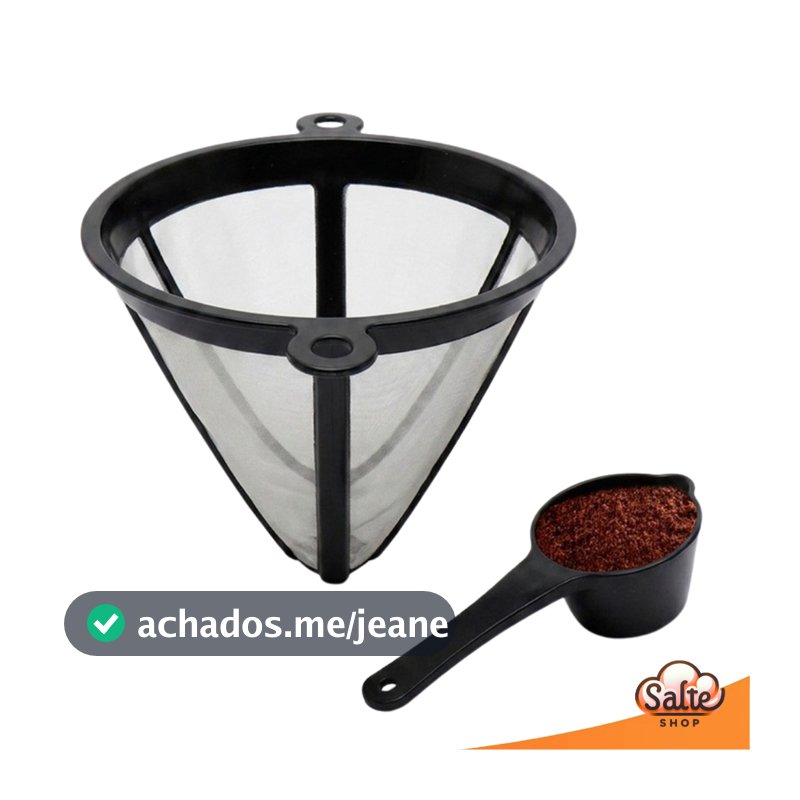 Filtro Café Permanente Coador Reutilizável Universal 102 103 Cafeteira Elétrica Refil