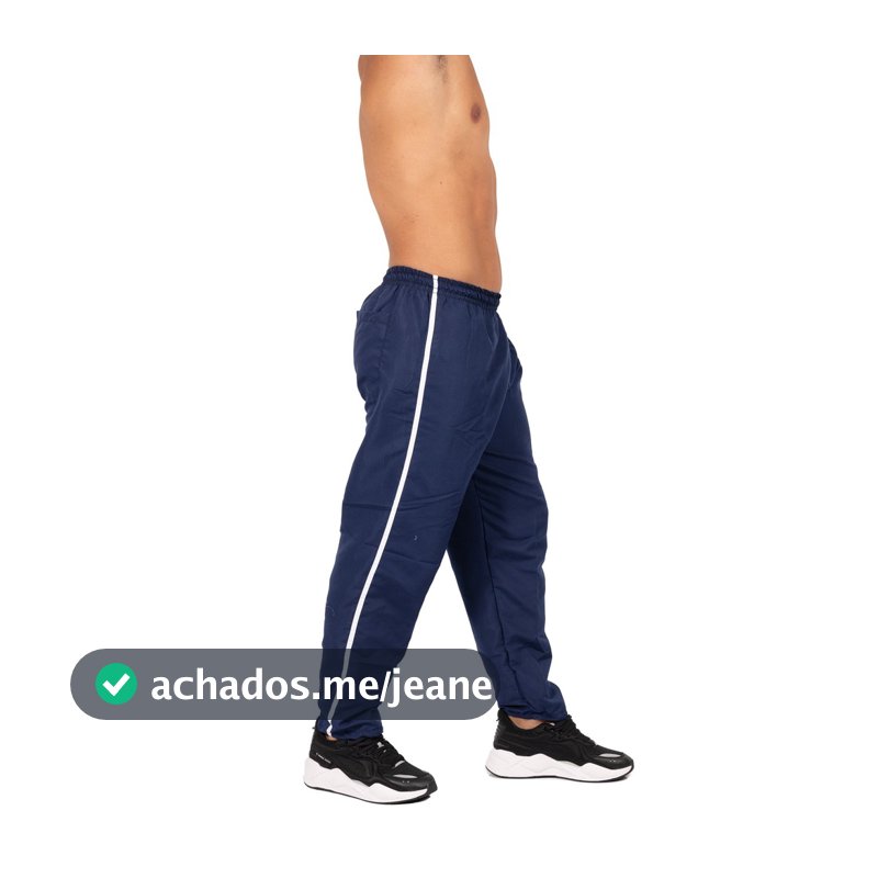 Calça Tactel Masculina P ao G3 Plus Size Tamanhos Grandes