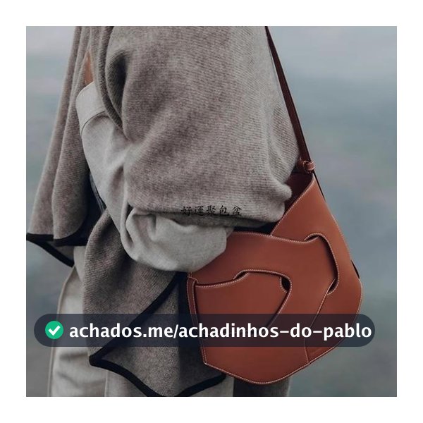 Bolsa de couro genuíno de nicho francês Bolsa geométrica Hobo Bolsa de tecido Bolsa para axilas Bolsa de corrente Bolsa