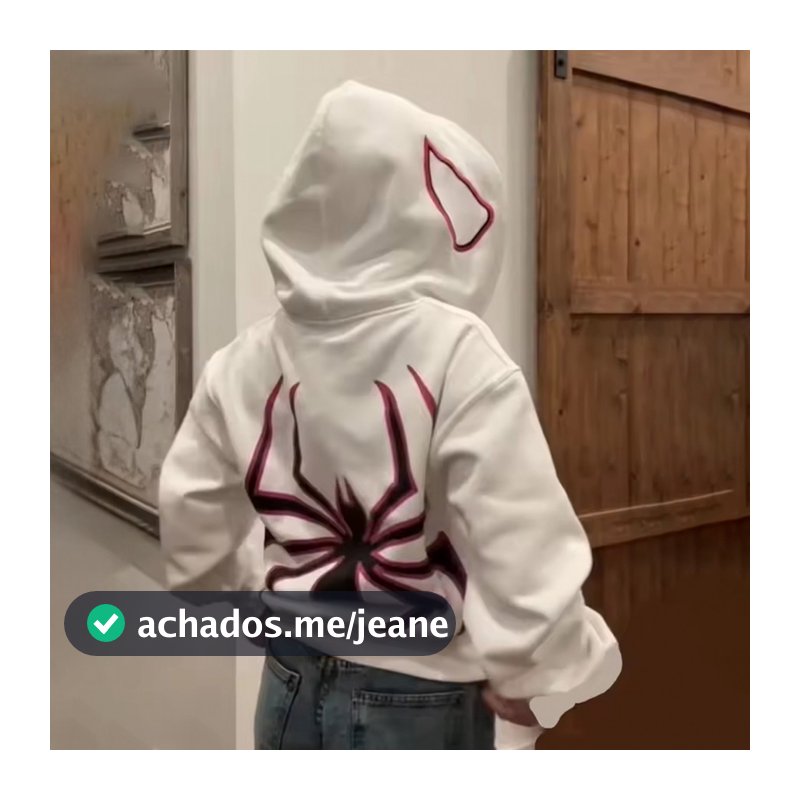 Blusa De Frio Moletom Unissex Canguru Algodão Com Capuz Spider Man Homen Aranha Cut Game Capote
