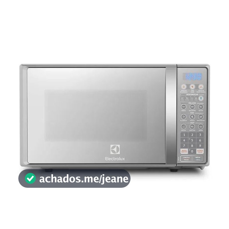 Micro-ondas Electrolux 20L cor Inox Espelhado com Função Tira Odor (MT30S)