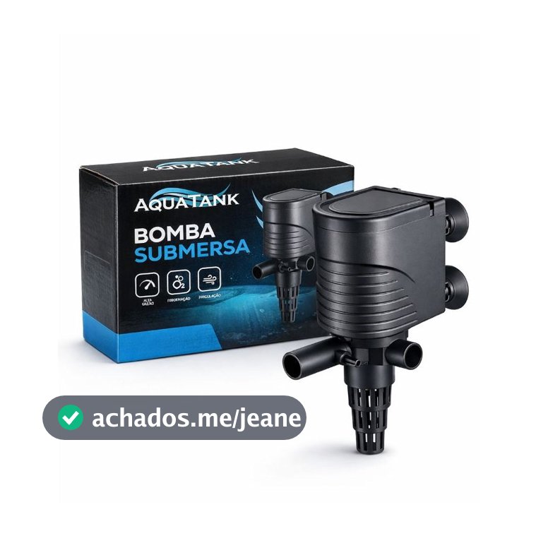 BOMBA SUBMERSA AQUATANK 3 EM 1 BS-800L/H 1500L/H  2000L/H  3000L/H  PARA AQUARIOS E LAGOS