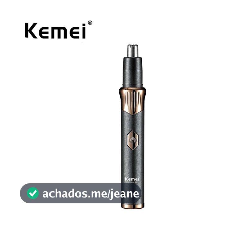 Kemei Recarregável Elétrico Orelha E Nariz Aparador De Pêlos Profissional Indolor Sobrancelha Trimmer Para Homens Mulher