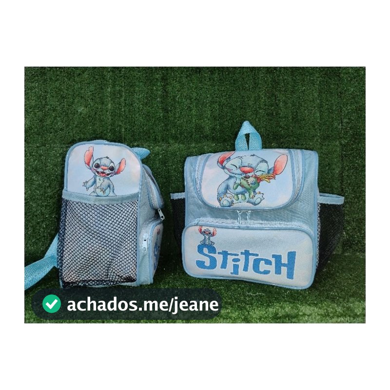 MOCHILA LUXO COM BOLSO NA LATERAL