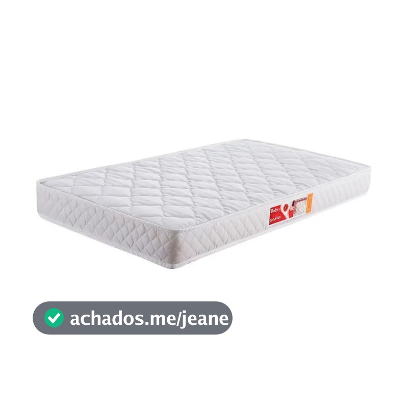 Colchão Baby Infantil Liso Prorelax Para Berço 130x60x10 D18