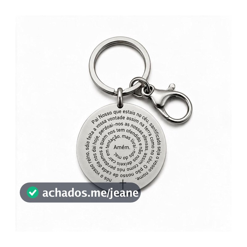 Chaveiro Versículo Bíblico Aço Inox Mensagem Bíblia Fé Cristã Religiosas Presentes Deus