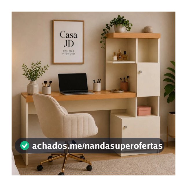 Escrivaninha Star Mesa de Estudo Moderna para Quarto e Escritório