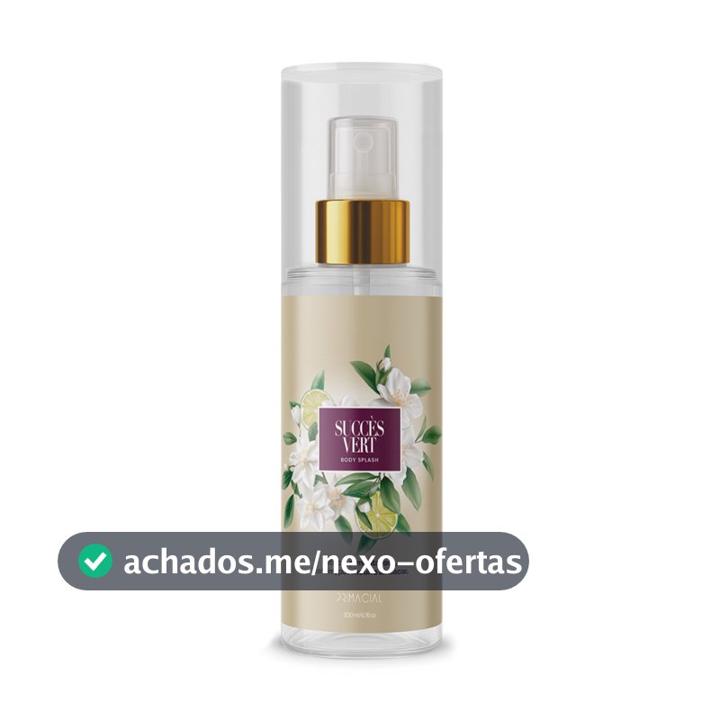 BODY SPLASH FEMININO SUCCÈS VERT 200ML - PRIMACIAL PERFUME FLORAL CITRICO