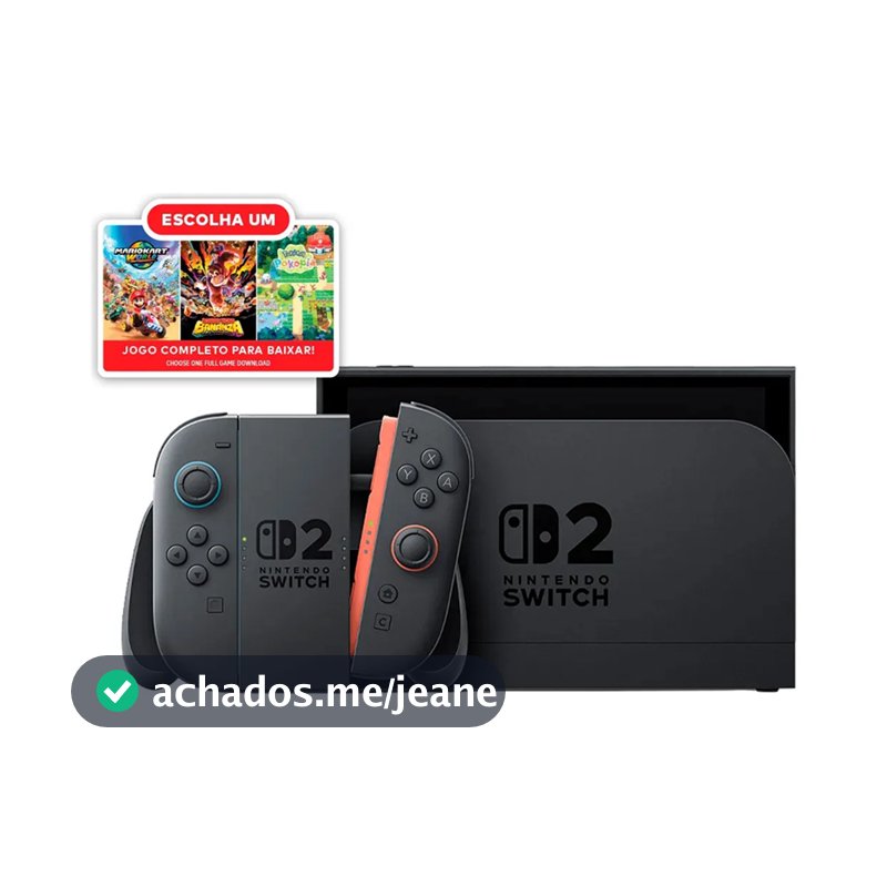 Bundle Nintendo Switch 2 Escolha Seu Jogo 256gb