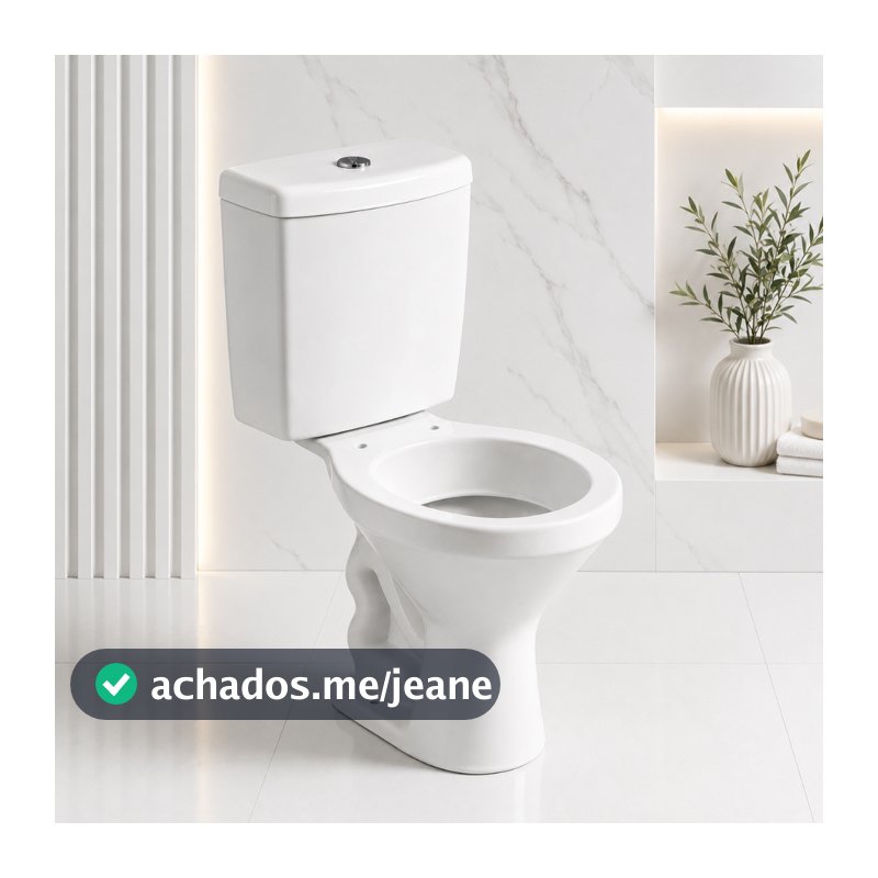 Kit Bacia Vaso E Caixa Acoplada Branco Araxá Econômico