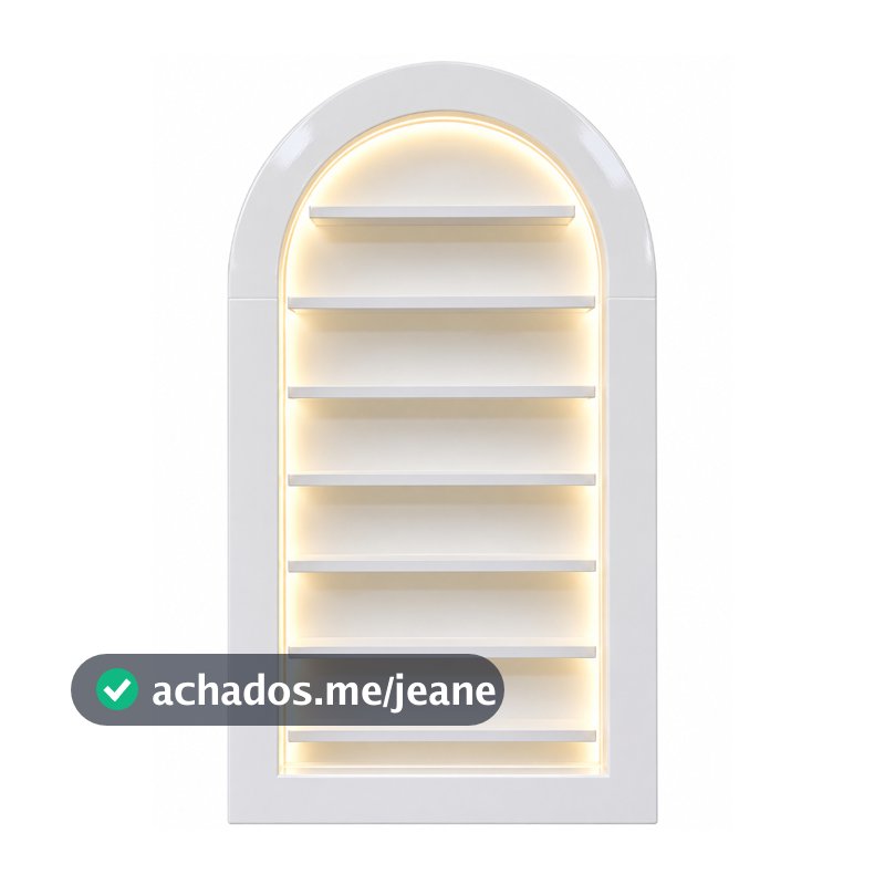 Arco romano para salão-Led branco Quente_ Liso