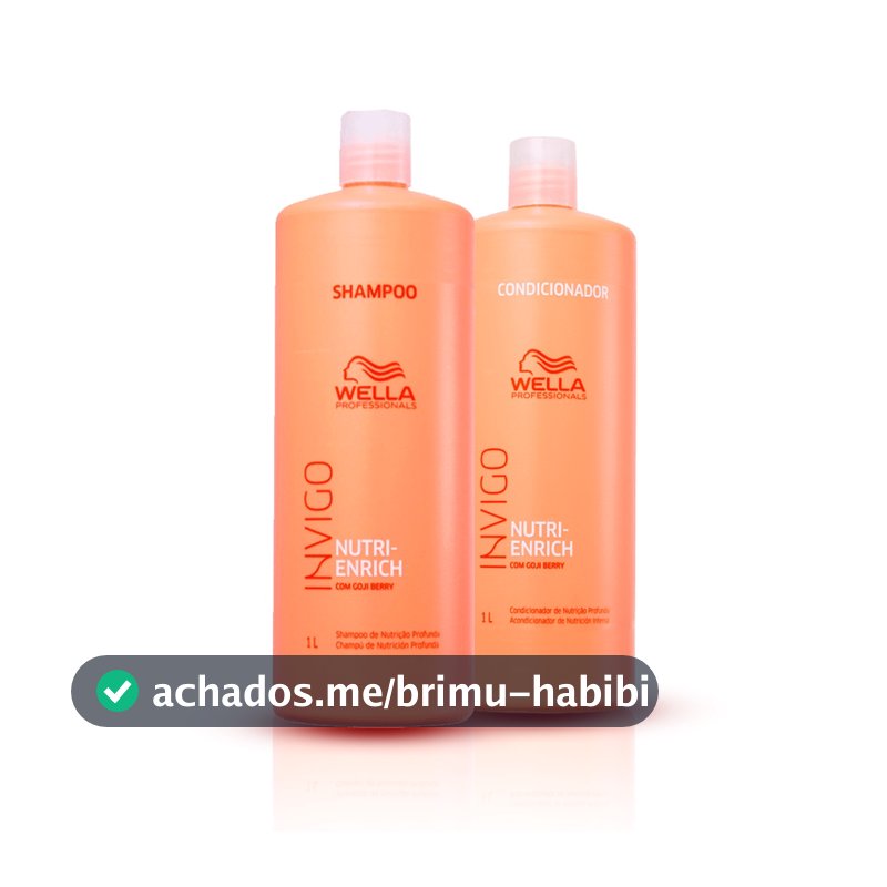 Kit Shampoo e Condicionador 1L Nutri Enrich - Wella