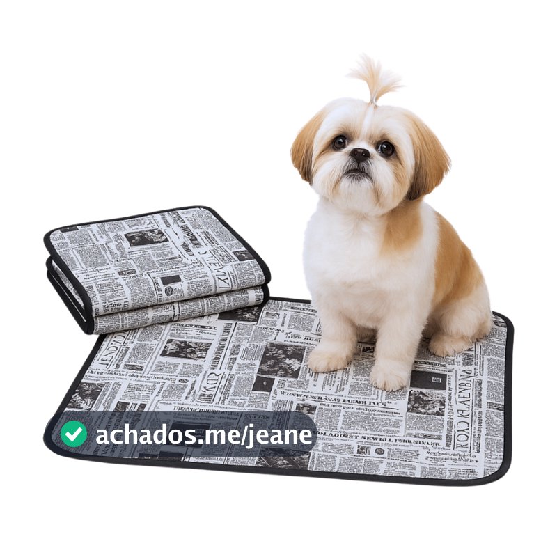 3 TAPETES HIGIÊNICOS LAVÁVEL PREMIUM - ESTAMPADOS 70x50 - Kit com 3 tapetes. 300 lavagens