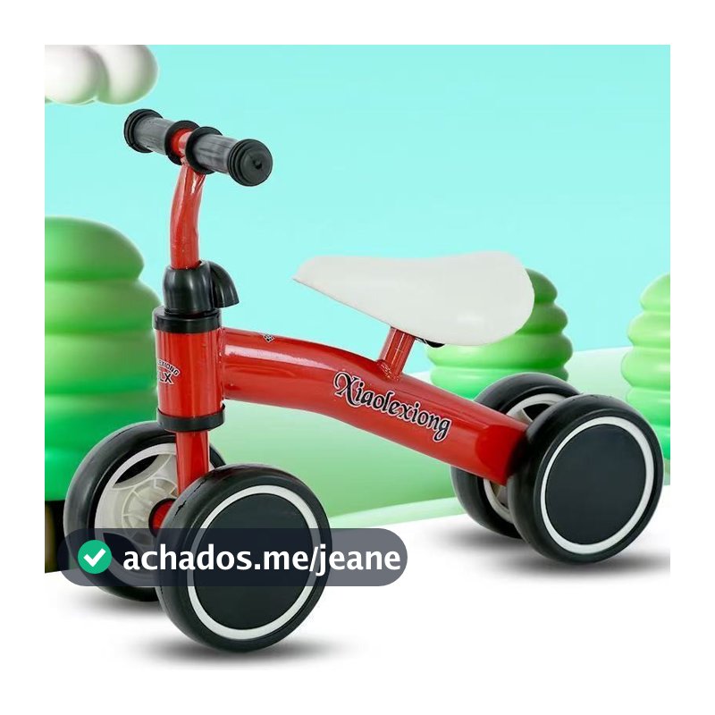 Carro de equilíbrio infantil de quatro rodas sem pedais para crianças de 1 a 3 anos--3601