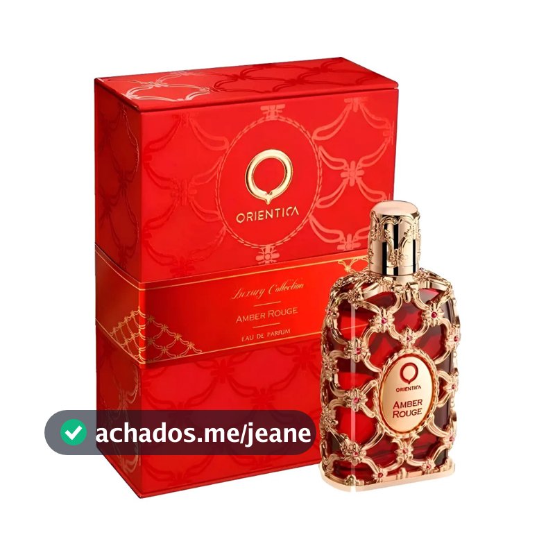 Perfume Orientica Luxury Amber Rouge Eau de Parfum Feminino 80ml Original