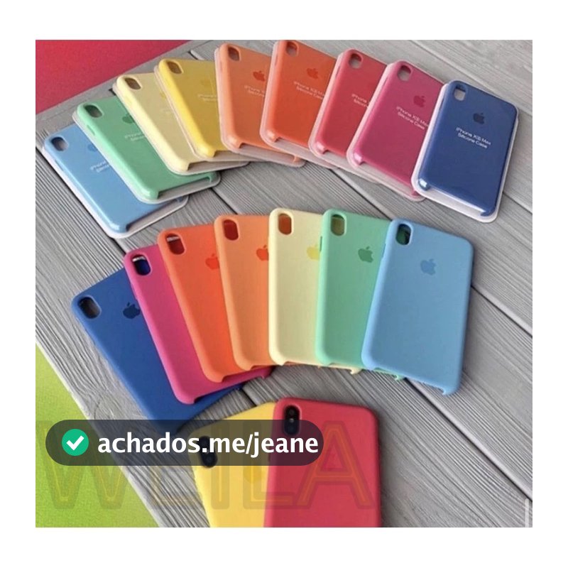 Capa Capinha Case Para iP XS XR XSMAX - Silicone e Interior Aveludado Super Premium