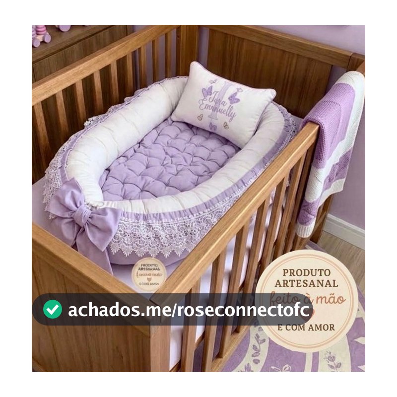 Ninho redutor luxo menina jardim encantado personalizado com nome
