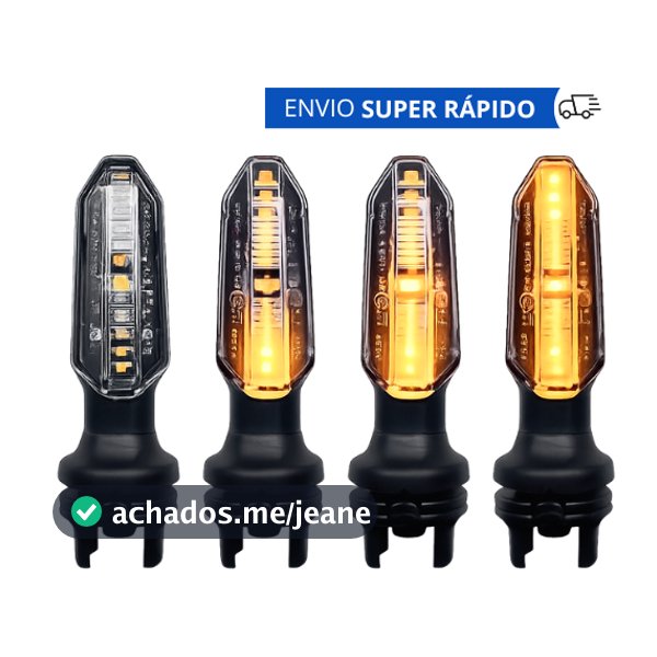 Pisca LED Sequencial Universal Cb250F Twister 2019 Para Honda CG 125/150/160 Titan Fan Start