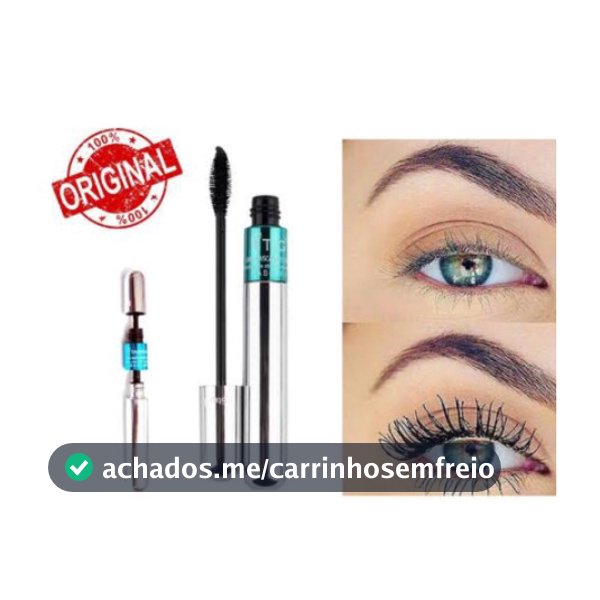 Rimel Mascara Cilios 2 Em 1 TG A Prova D' Agua 17 Ml Alonga e da Volume ORIGNAL