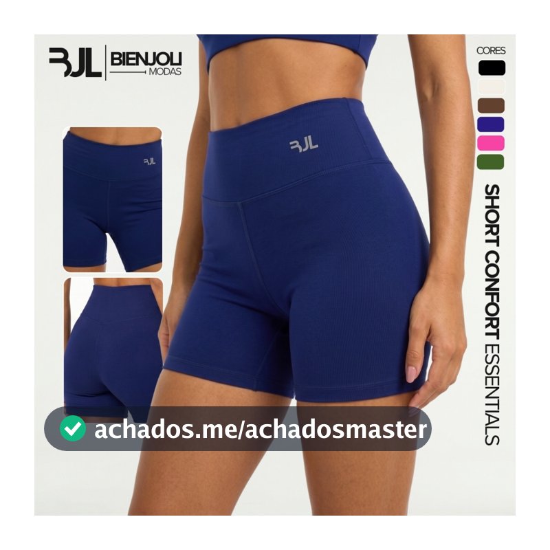 Short Fitness Feminino ZERO TRANSPARÊNCIA Academia Corrida Treino Musculação Crossfit Yoga Conforto