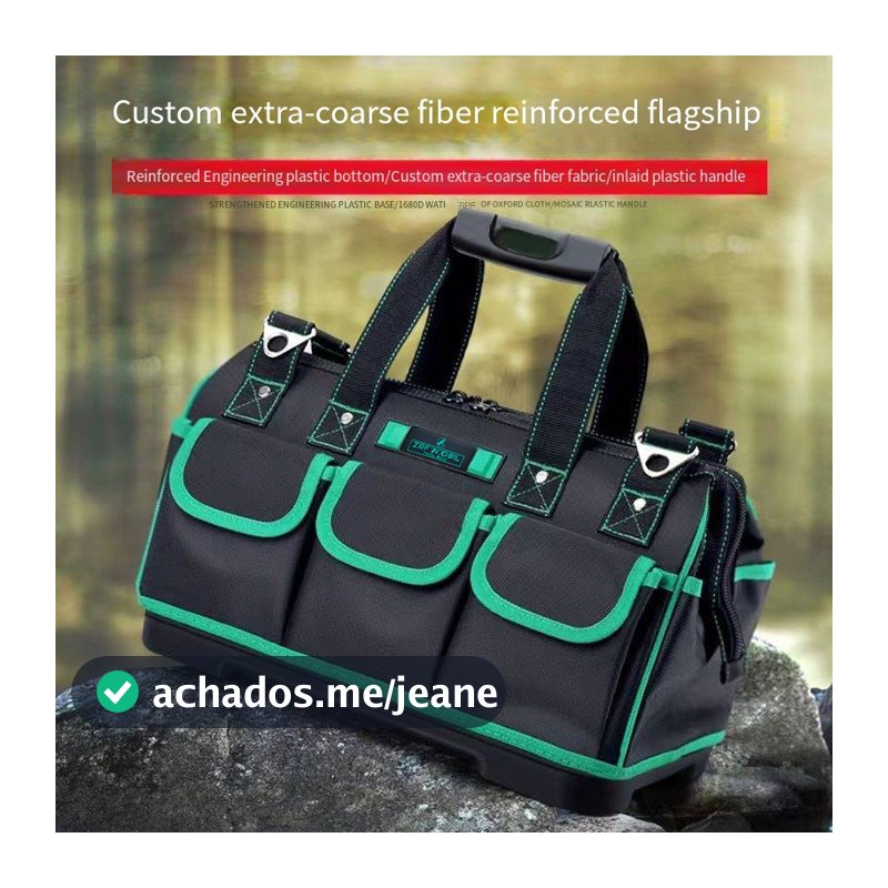 Caixa de Ferramentas Eletricista Forte Durável Lona Engrossa Portátil Multi-funcional Manutenção Woodworking Tool Bolsa