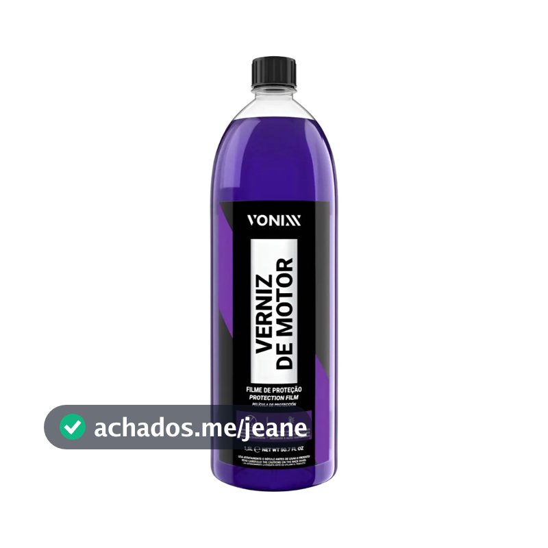 Verniz Motor 1,5 Litros Vonixx Protege Da Brilho Renova Motor