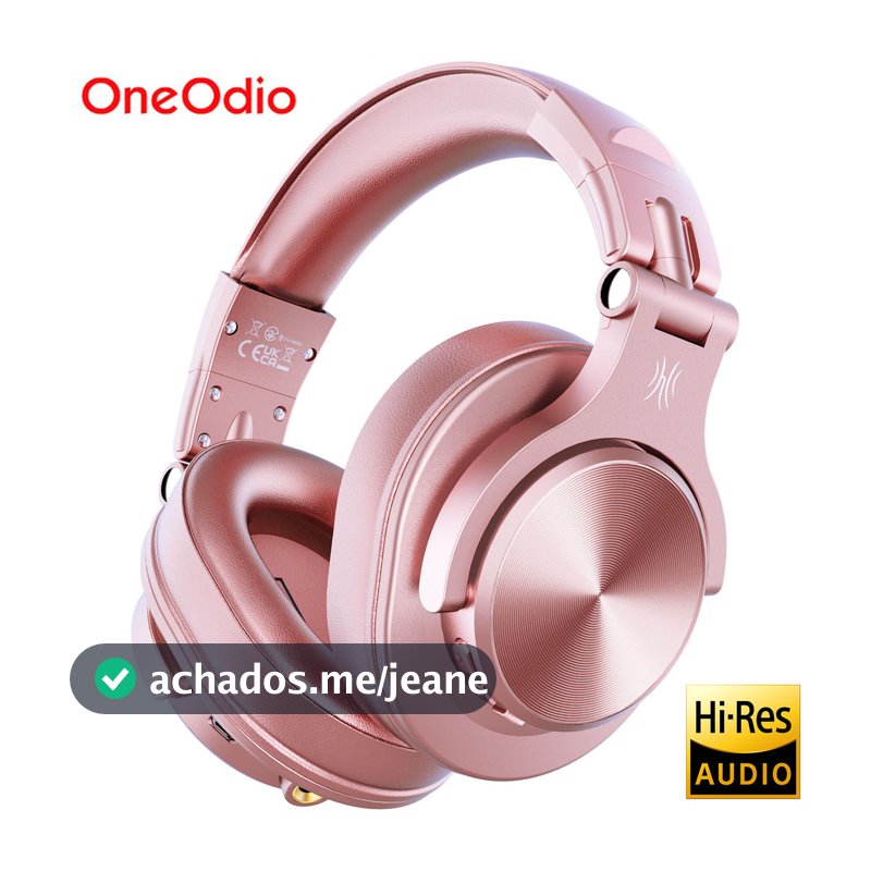 Oneodio A70 Fone De Ouvido Sem Fio Bluetooth 5.2 Com Microfone Para Áudio Em Alta Resolução Telefone