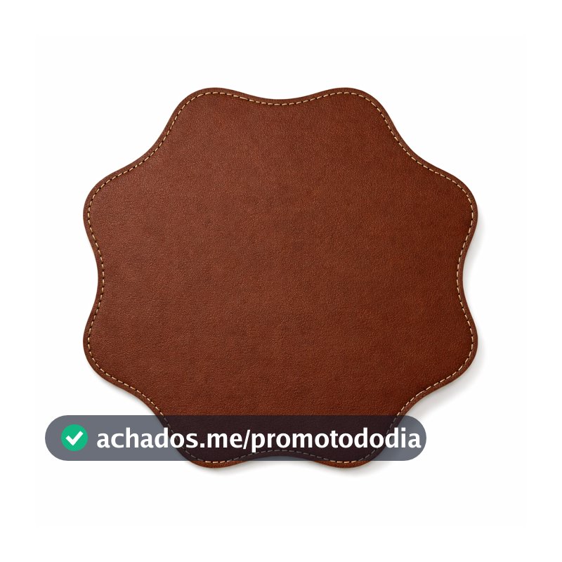 08 Jogo Americano Dupla Face Sisal Souplast Couro para Mesa Posta Atmos