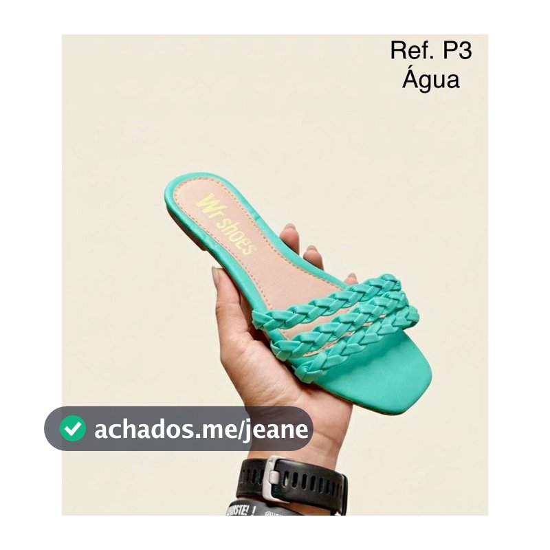 Chinelo Rasteirinhas com trança PROMOÇÃO