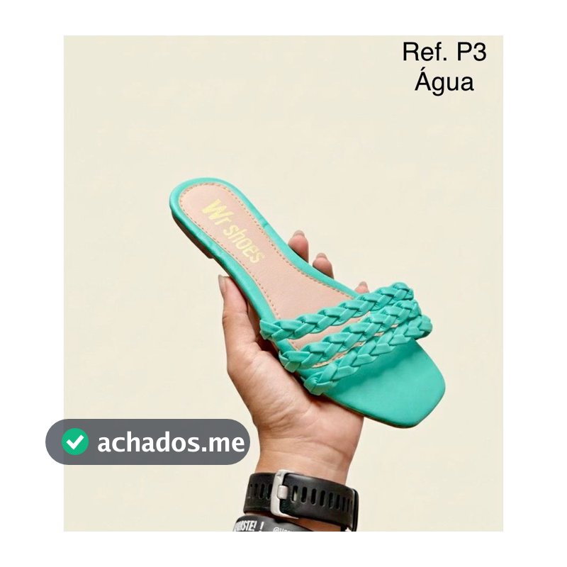 Chinelo Rasteirinhas com trança PROMOÇÃO