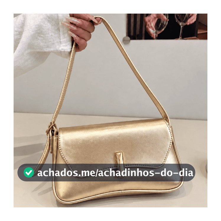 Bolsa Transversal Feminina Meia Lua Marrom