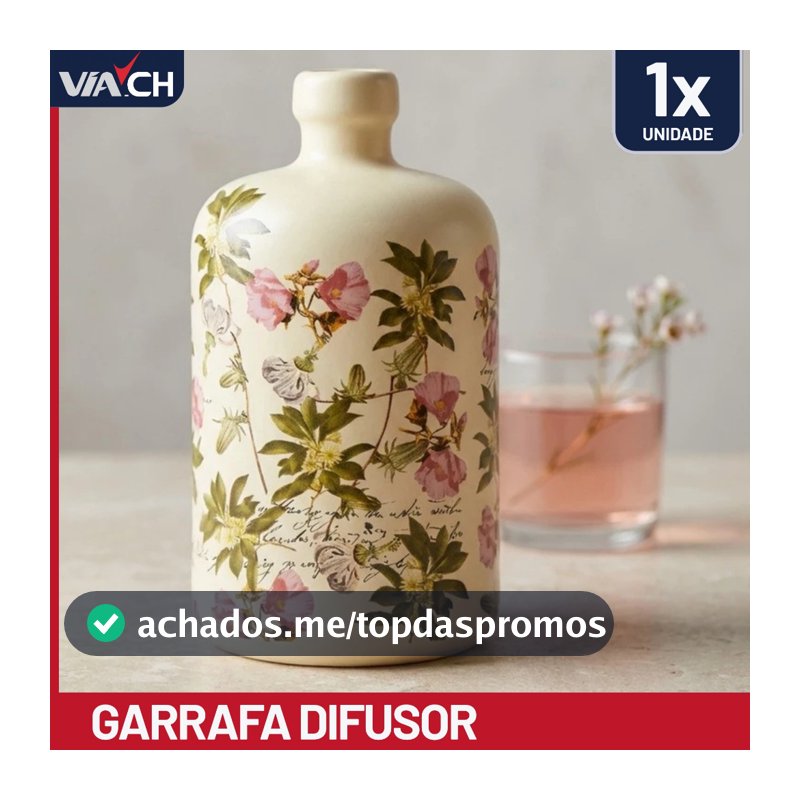Garrafa Difusor de  Aromas Tênue 700ml Scalla Aromatizante