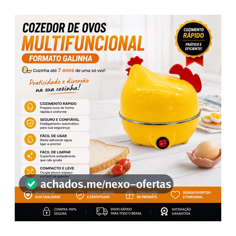 Fogão De Ovos Multifuncional , Vaporizador , Desligamento Automático Ovo Cozido 110V/220V