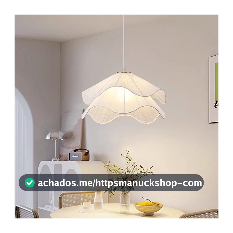 Lustre Led De Tecido Pós-Moderno VIMI, Luz De Teto Pendente De Pétala Minimalista Criativa, Quarto, Sala De Estar E M