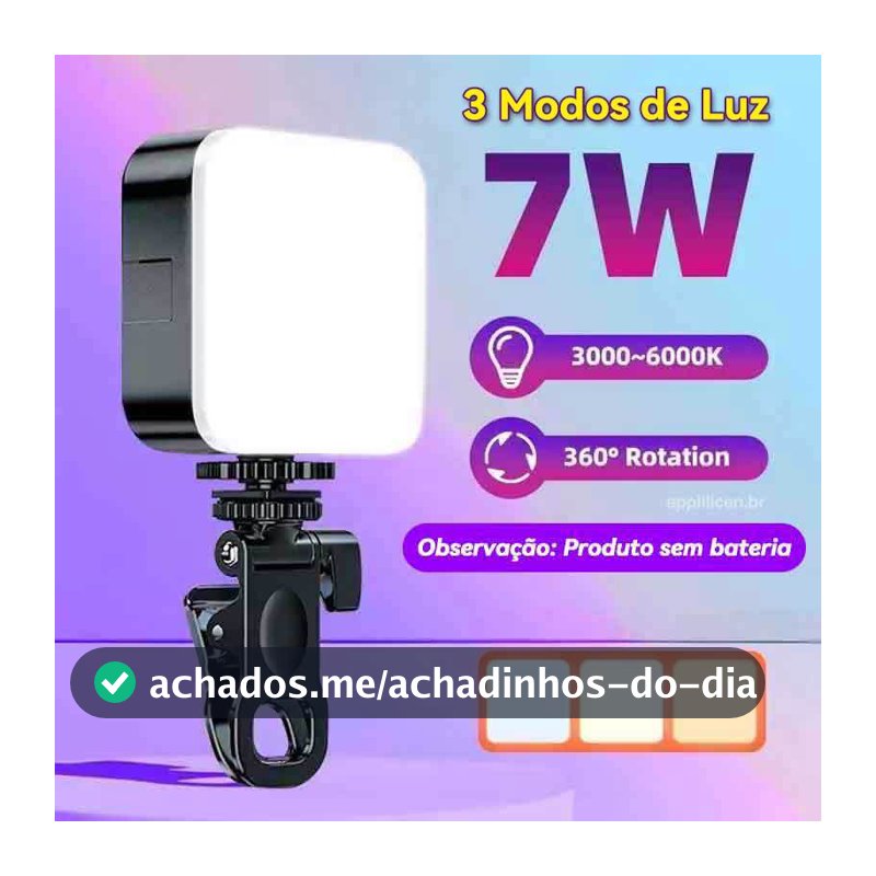 Iluminação Fotográfica Noturna De Preenchimento LED Luz De Vídeo De Lâmpada Portátil De Fotografia