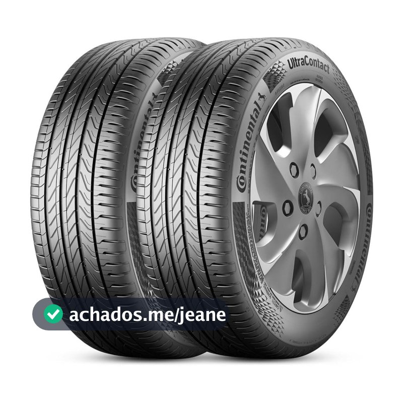 Kit 2 Pneu Aro 17 215/55R17 Continental UltraContact 94V