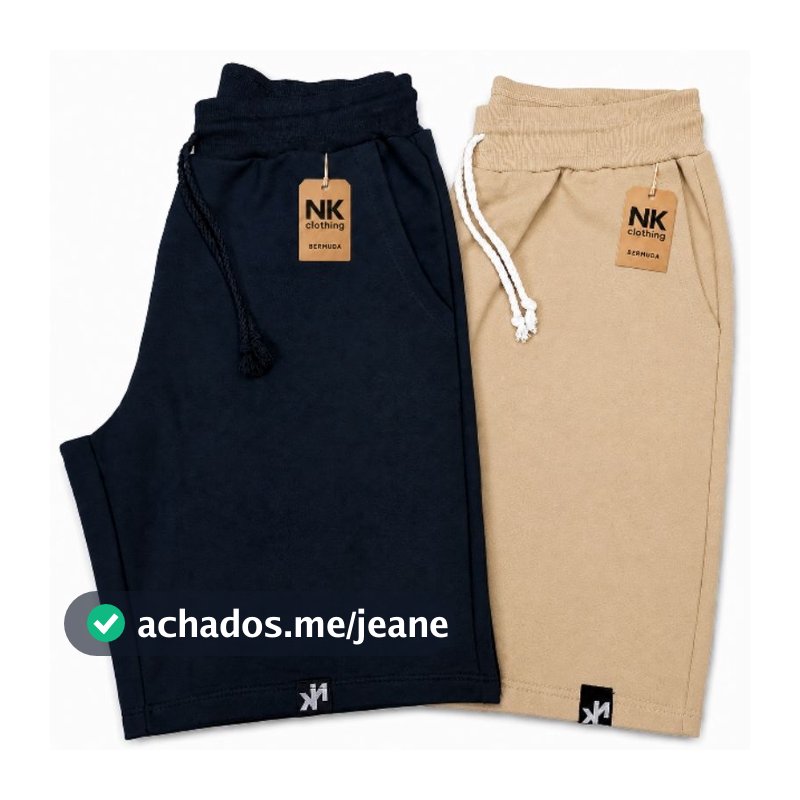 Kit 2 Ou 3 Bermudas De Moletom Masculina Short Academia Treino Cores Sortidas Casual Com Elástico