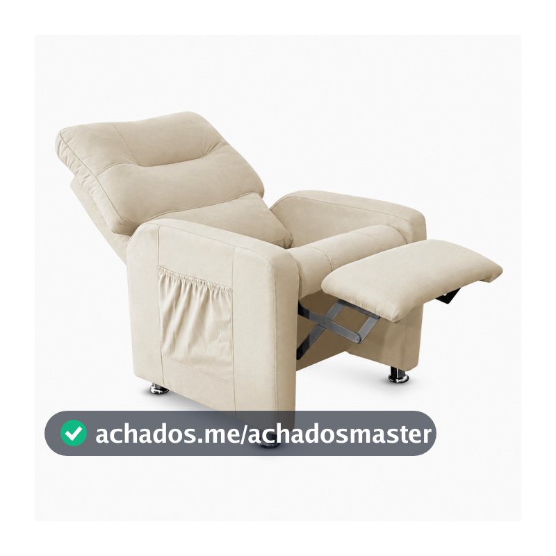 Poltrona do Papai Reclinável Conforto Premium para Estética Tecido Suede - Meu Lar Decorações
