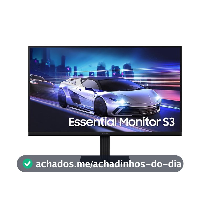 Monitor Gamer Samsung 27" FHD,120 Hz, HDMI, Preto, S3