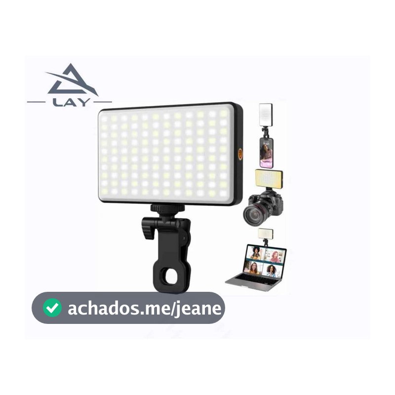 Luz De Preenchimento Rgb Mobile Para Câmera Tablet Celular Lay M16RGB
