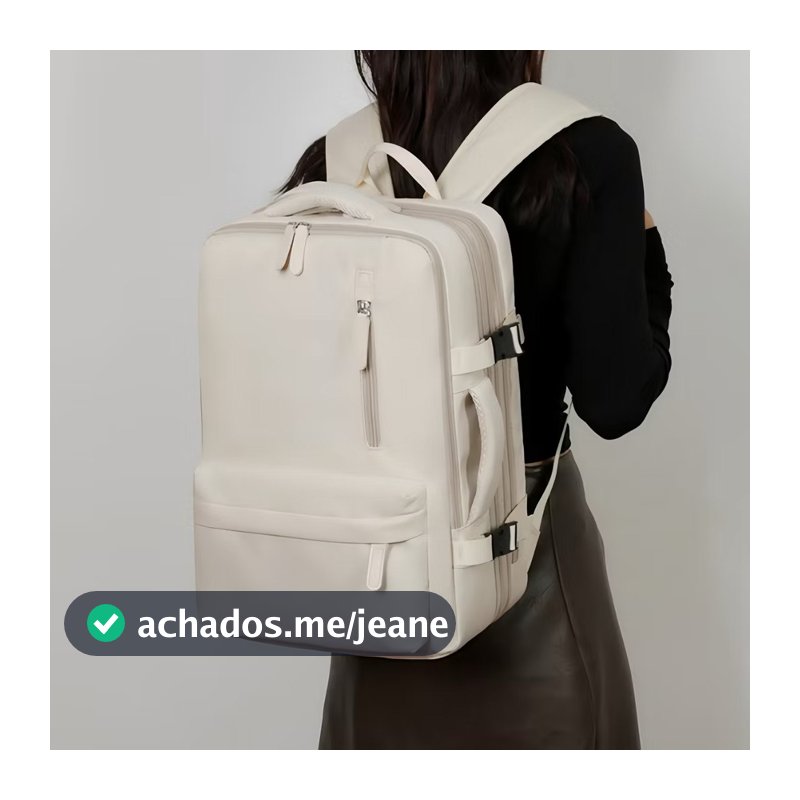 Mochila Viagem Feminina Masculinas Multifuncional Reforçada Impermeável Expansível Mochila Notebook