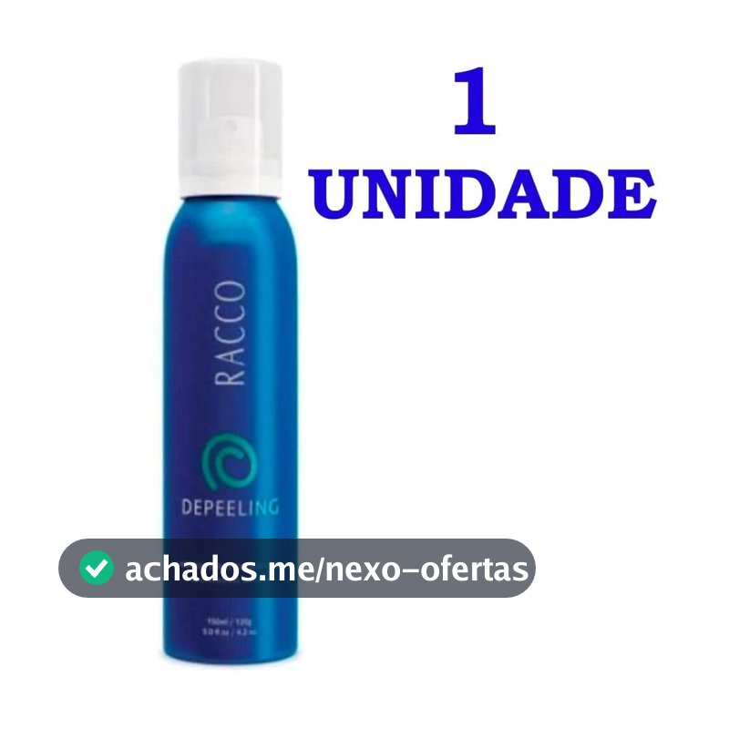 Mousse Spray Depilatório Depeeling Racco 150ml creme para depilar e depilação