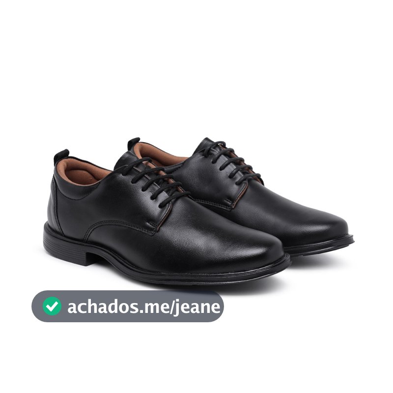 Sapato Social Masculino Oxford Casual de Amarrar Elegância e Conforto