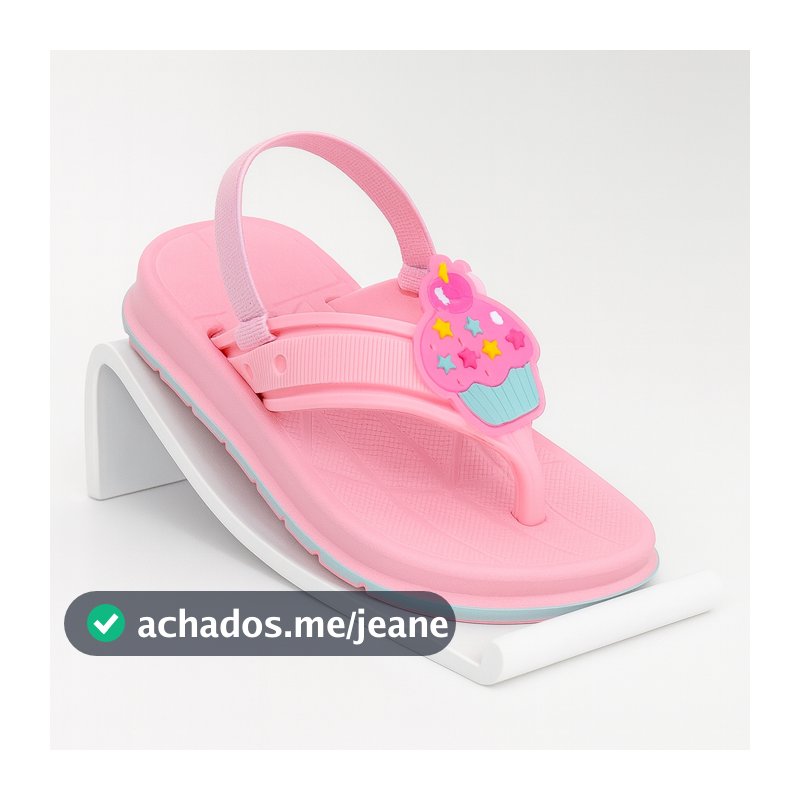 Chinelo infantil bebê menina feminino confortável macio antiderrapante com elástico lançamento